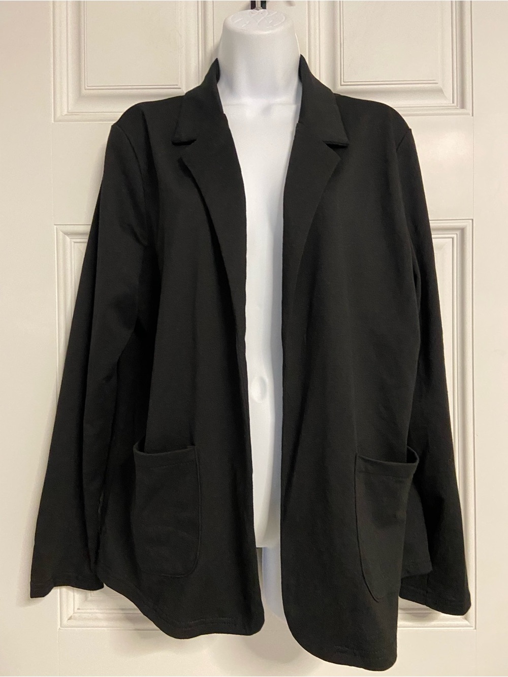 MEANEOR Black Open Front Blazer Jacket